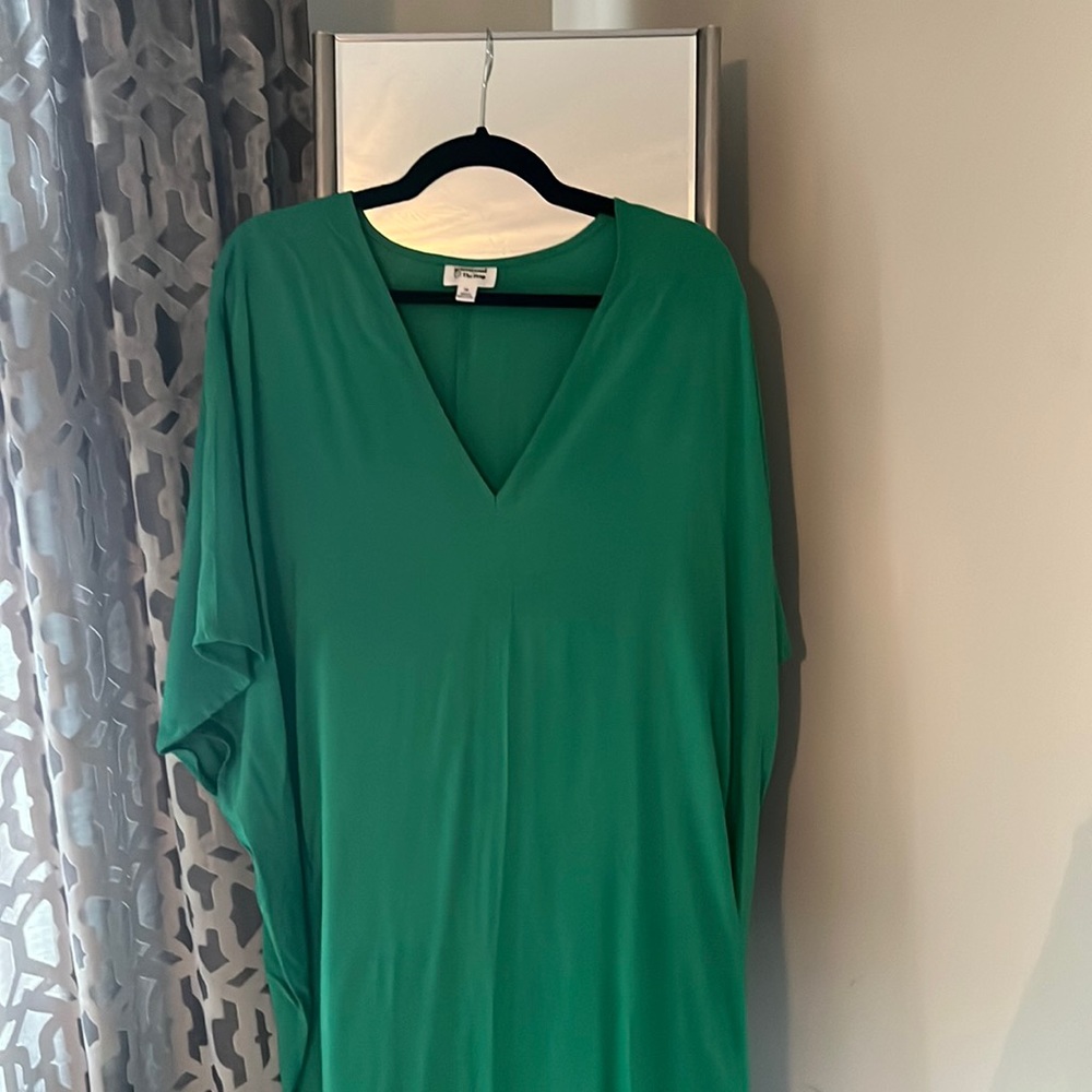 The Drop Graceatwood Green Kimono Dress - XS